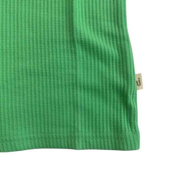 The Everyday Tank in Honeydew Green Scoop Neck Cotton Waffle Size 8 Small NWT - Picture 5 of 9